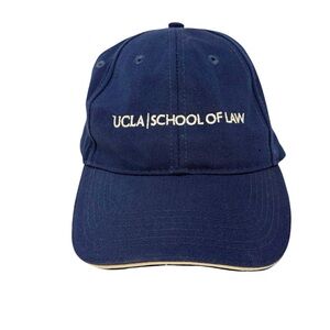 UCLA School of LAW navy blue adjustable hat/cap adult one size